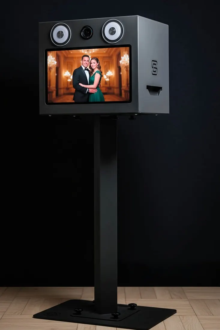 La borne photo L'Instant Box, borne haut de gamme sur pied